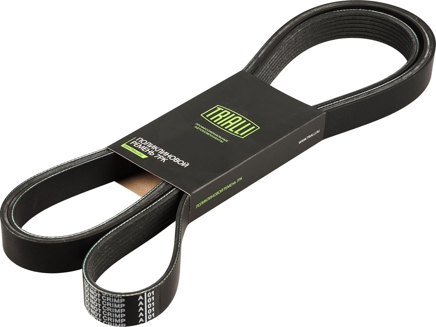 Приводной ремень поликлиновой Trialli (EPDM (Этилен-пропиленовый каучук)). Артикул 7PK2682