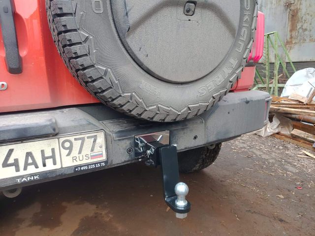 Фаркоп Bizon для Tank 300 2022-2026. Легкосъемный шар под квадрат. Артикул FA 0300-E