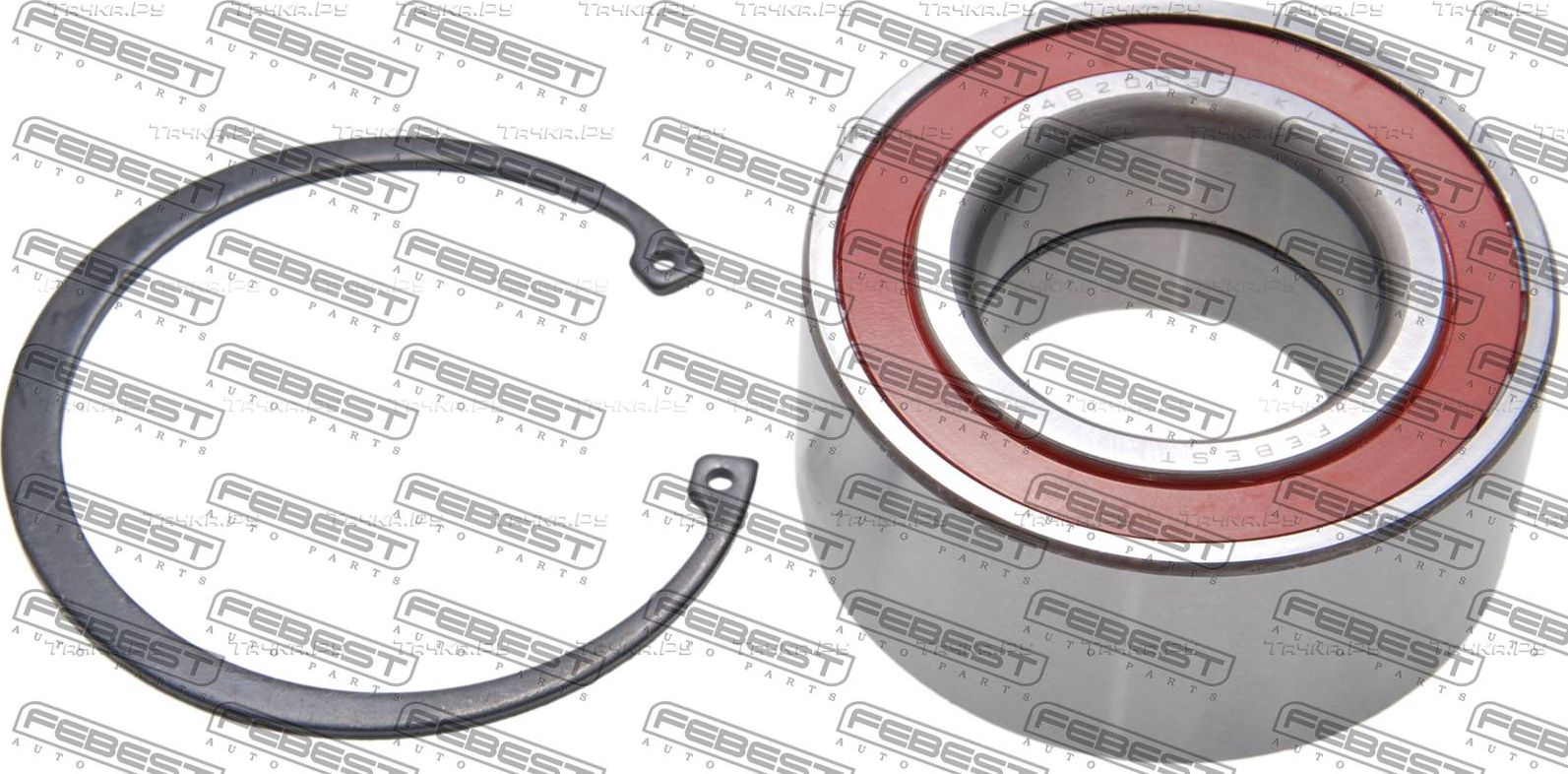 Ступичный подшипник (комплект) Febest. Артикул DAC44820037-KIT