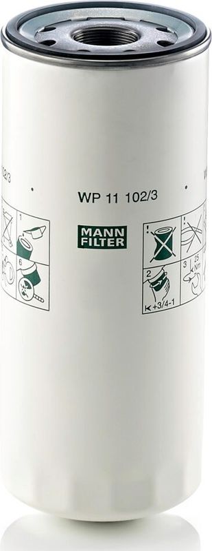 Масляный фильтр Mann-Filter для Volvo  F16 1987-1995. Артикул WP 11 102/3