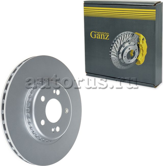 Диск тормозной задний с покрытием (Ganz). Артикул GIJ06250