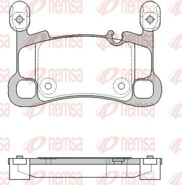 Тормозные колодки Remsa. Артикул 1864.00