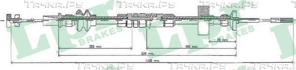 Трос сцепления LPR. Артикул C0273C