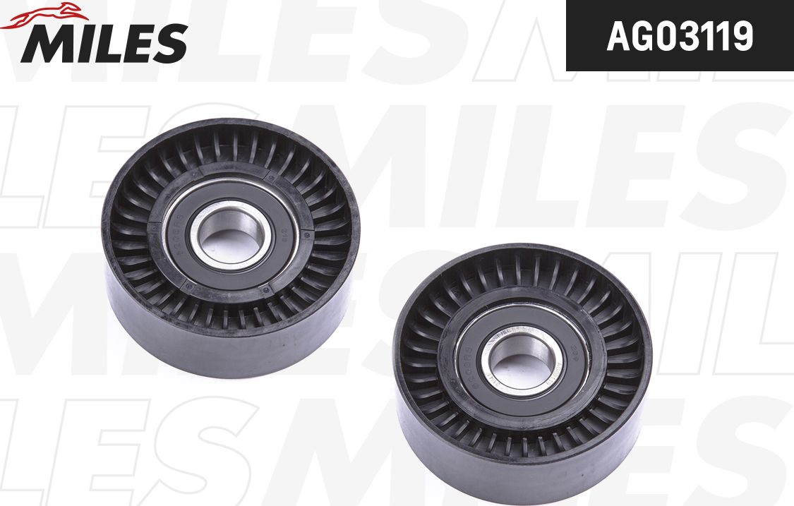 Натяжной ролик (натяжитель) приводного ремня Miles. Артикул AG03119