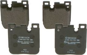 Тормозные колодки Bosch. Артикул 0 986 424 755