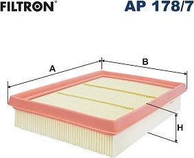 Воздушный фильтр Filtron. Артикул AP 178/7