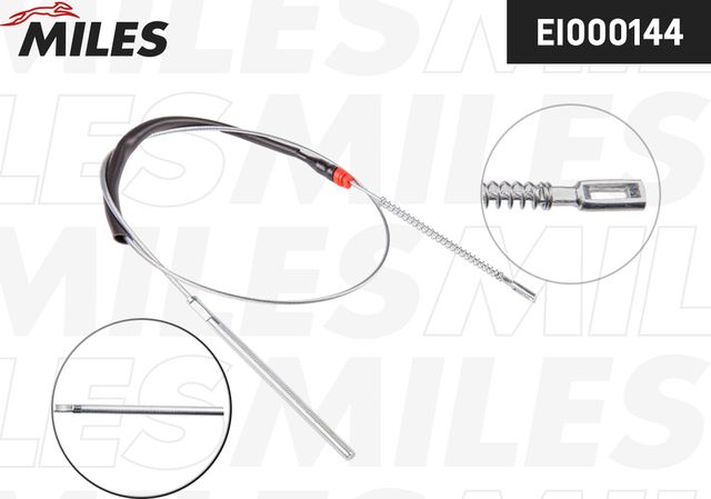 Трос ручника (тросик ручного тормоза) Miles задний правый для Opel Combo B 1994-2001. Артикул EI000144
