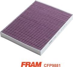 Салонный фильтр Fram Cabin3Tech+. Артикул CFP9881