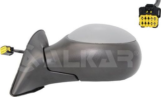 Зеркало боковое Alkar левое для Citroen Xsara Picasso 2005-2007. Артикул 6111339