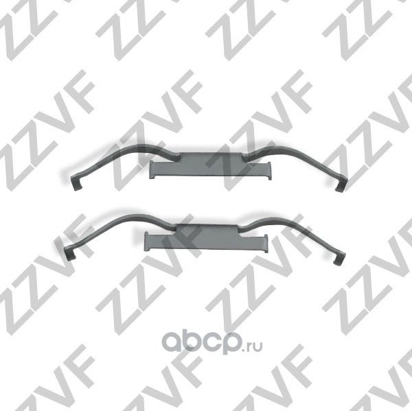 РЕМКОМПЛЕКТ МОНТАЖНЫЙ ТОРМОЗНЫХ КОЛОДОК VW TRANSPORTER (03-09) (Zzvf). Артикул ZVCER256