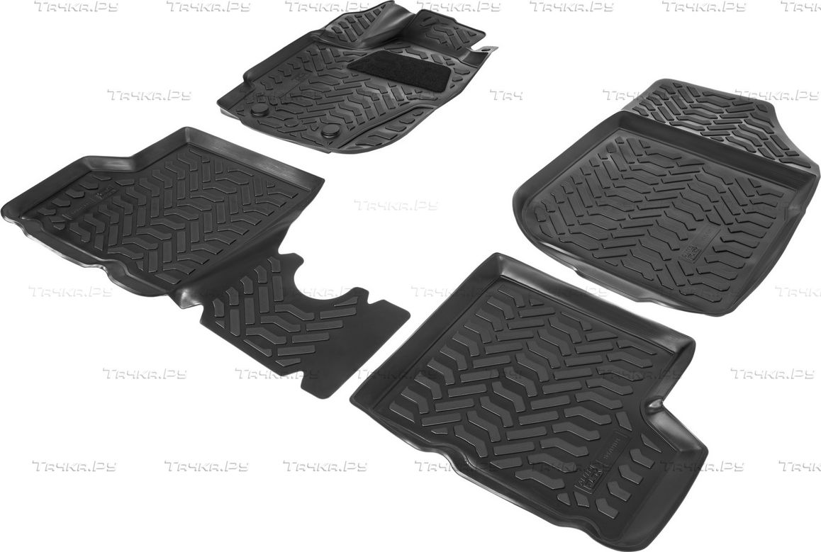 Коврики AutoFlex для салона Renault Duster I (передний и полный привод) 2015-2020. Артикул 9470101