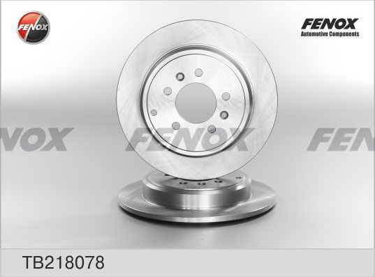 Тормозной диск Fenox задний для Peugeot 607 I 2000-2011. Артикул TB218078