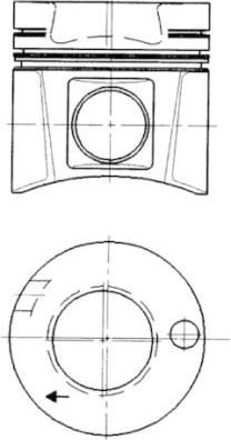 Поршневая группа Kolbenschmidt для Mercedes-Benz SK 1987-1996. Артикул 90220962