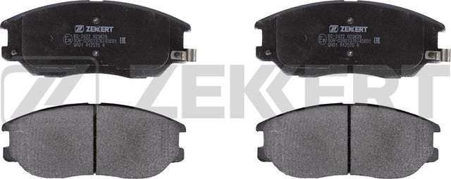 Тормозные колодки Zekkert передние для Hyundai Terracan I 2004-2006. Артикул BS-2422