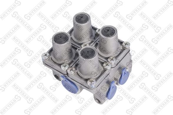 Клапан защитный 4-х контурный M16х1.5  M22х1.5, (Maх 13 bar), порты: 7, 21226 Stellox. Артикул 85-19496-SX