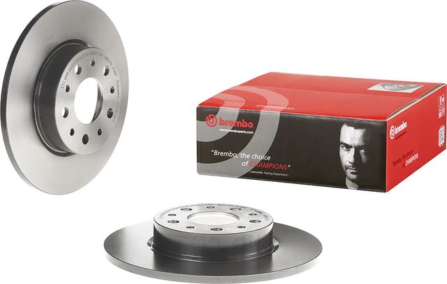 Тормозной диск Brembo PRIME LINE - UV Coated задний для Fiat Tipo 356 2015-2026. Артикул 08.A915.21