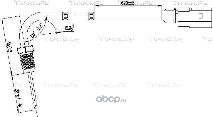 Датчик температуры выхлопных газов (Magtechnic). Артикул MAG0034OG