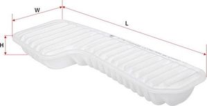 Воздушный фильтр Sakura для Lexus IS I 1999-2005. Артикул A-1193