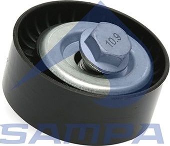 Направляющий (ведущий) ролик приводного поликлинового ремня Sampa. Артикул 208.281