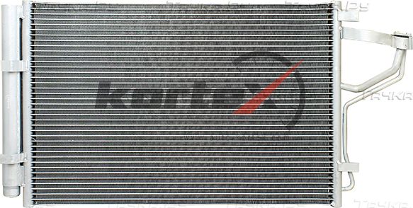 Радиатор кондиционера (Kortex). Артикул KRD2048