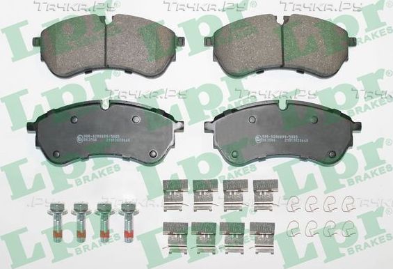 Тормозные колодки LPR передние/задние для MAN TGE 2016-2026. Артикул 05P2066K