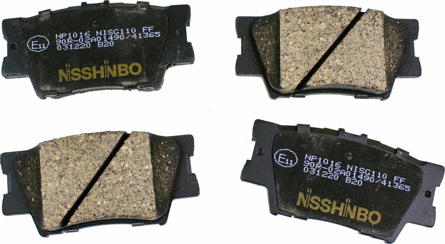 Тормозные колодки Nisshinbo. Артикул NP1016
