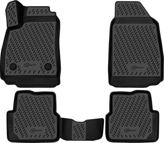 Коврики 3D Format c повышенной износостойкостью для салона Chevrolet Cobalt II 2013-2026. Артикул FORMAT.CARCHV00029
