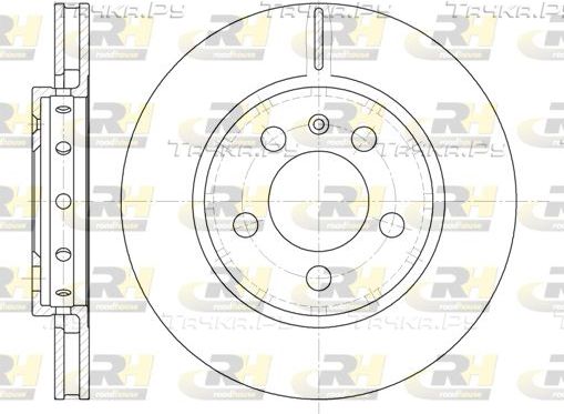 Тормозной диск RoadHouse задний для SEAT Toledo II 1998-2006. Артикул 6646.10