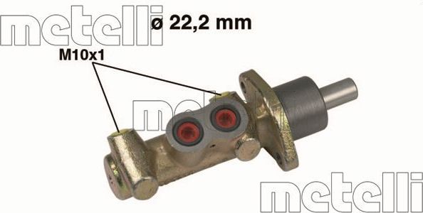 Тормозной цилиндр главный Metelli (Чугун) для Fiat Punto II 2000-2010. Артикул 05-0456