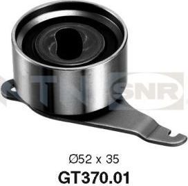 Натяжной ролик (натяжитель) ремня ГРМ NTN / SNR для Mazda 626 II (GC) 1982-1987. Артикул GT370.01