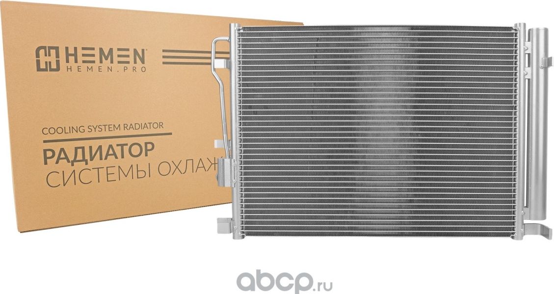 Радиатор кондиционера Hyundai Tucson 15-, Kia Sportage 14- 2.0i () (Hemen). Артикул HOCR029
