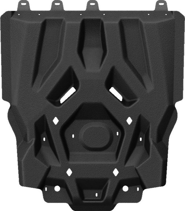 Защита композитная АВС-Дизайн для картера и КПП Mercedes-Benz GLB-Класс X247 2019-2026. Артикул 13.08k