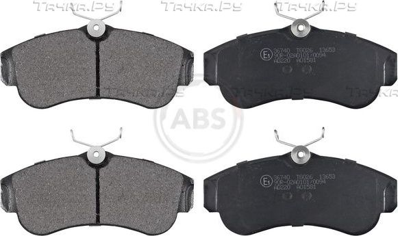 Тормозные колодки ABS передние для Nissan Primera P11 1996-2002. Артикул 36740