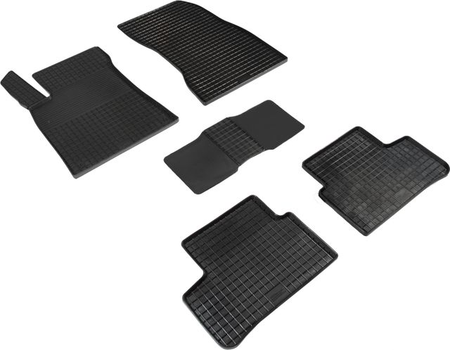 Коврики резиновые Seintex с узором сетка для салона Mercedes A-Класс W177 2018-2026. Артикул 94557