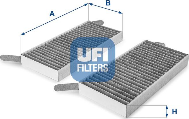 Салонный фильтр UFI. Артикул 54.173.00