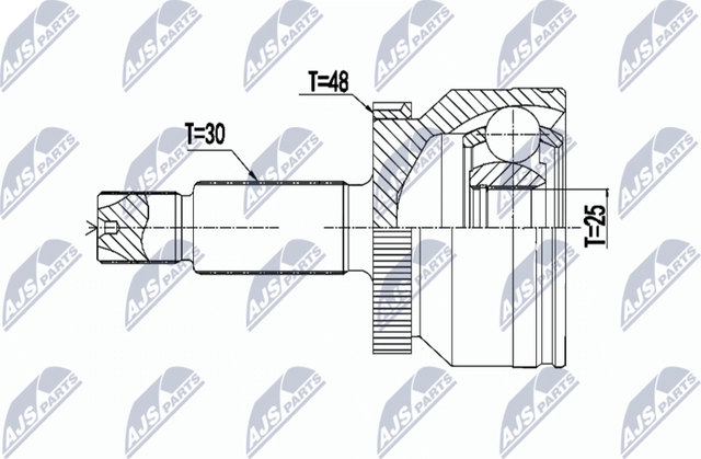 Шрус внутренний (граната) NTY. Артикул NPZ-HY-558