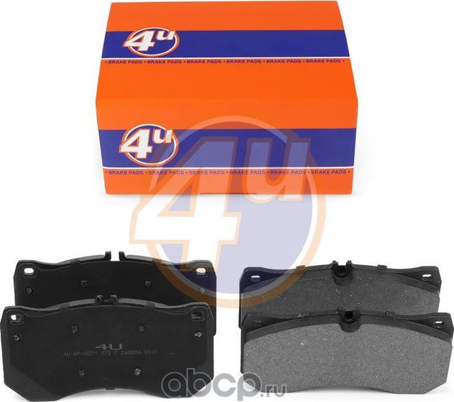 КОЛОДКИ ПЕР AUDI A8 D4 (4H2, 4H8, 4HC, 4HL) A7 SPORTBACK (4GA, 4GF) A5 (F53, F5P (4U). Артикул 4UBP0271