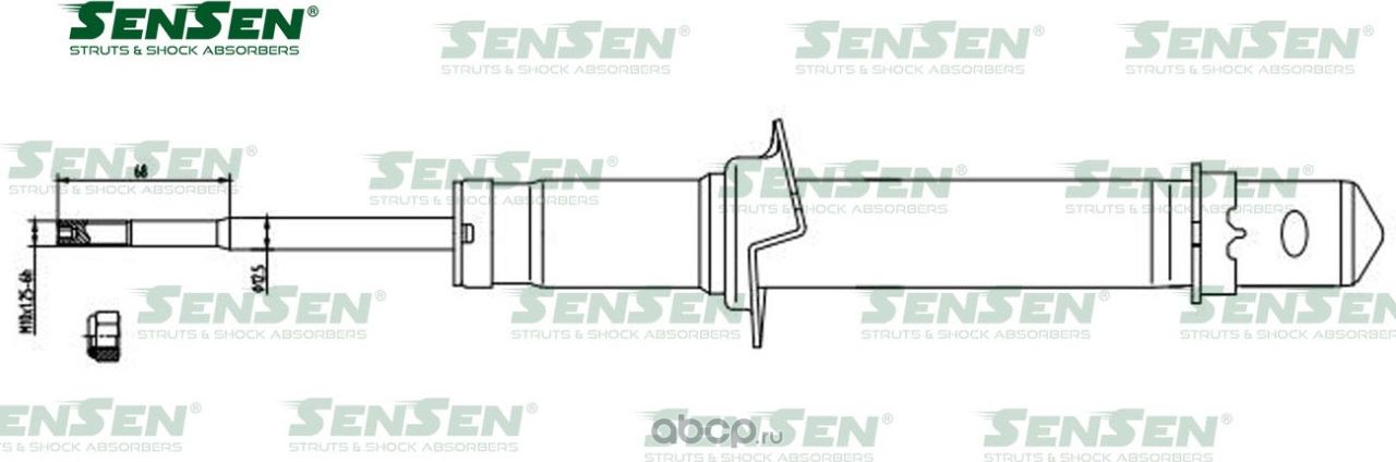 АМОРТИЗАТОР HONDA ACCORD 02/03- ПЕР.ГАЗ. (Sensen). Артикул 42130284