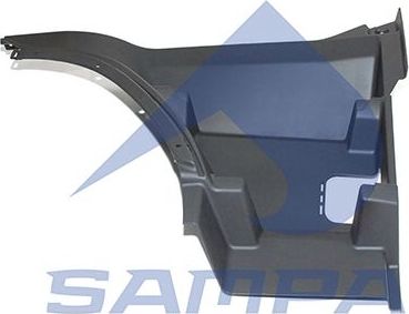Пороги Sampa правый для Volvo  FH16 II 2012-2026. Артикул 1830 0032