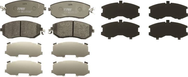 Тормозные колодки TRW COTEC. Артикул GDB3519