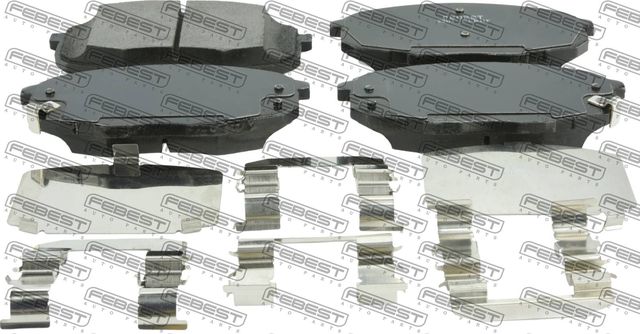 Тормозные колодки Febest. Артикул 2201-CERIIF