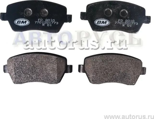 Колодки тормозные дисковые |перед, прав, лев | (BM) BM. Артикул FD 8010