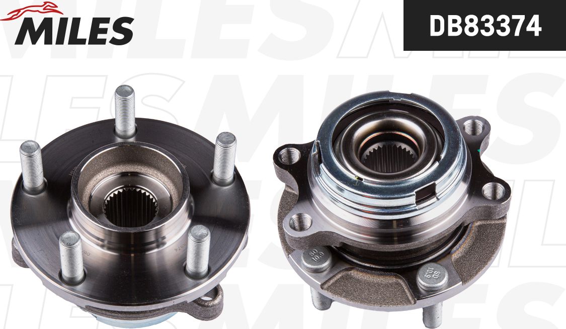 Ступица колеса с интегрированным подшипником Miles. Артикул DB83374