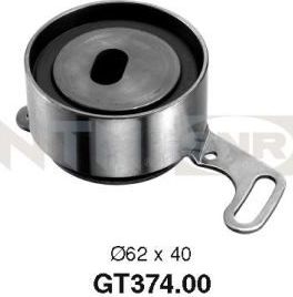 Натяжной ролик (натяжитель) ремня ГРМ NTN / SNR. Артикул GT374.00