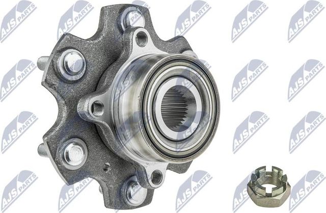 Ступица колеса с интегрированным подшипником NTY для Mitsubishi Pajero IV 2006-2026. Артикул KLP-MS-029