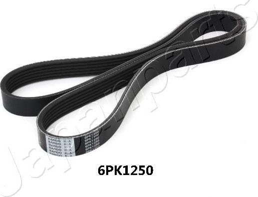 Приводной ремень поликлиновой Japanparts. Артикул DV-6PK1250