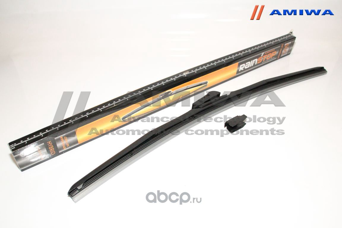ЩЁТКА СТЕКЛООЧИСТИТЕЛЯ ГИБРИДНАЯ УНИВЕРСАЛЬНАЯ 600MM (Amiwa). Артикул AWB24HU