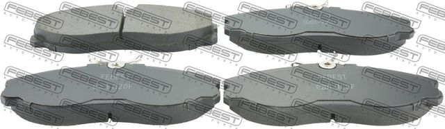 Тормозные колодки Febest. Артикул 0201-R20F