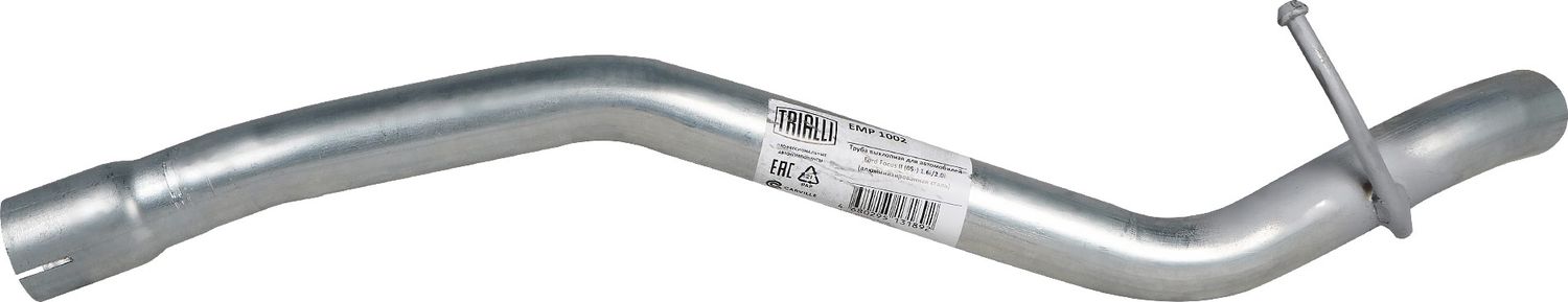 Глушитель (труба соединительная) Trialli. Артикул EMP 1002