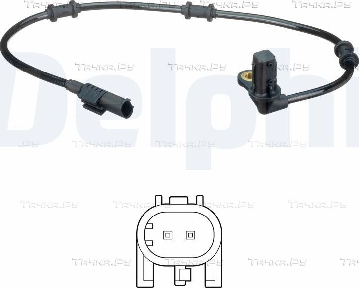 Датчик ABS Delphi. Артикул SS20593